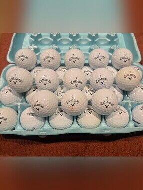 31 Callaway Supersoft White Golf Balls. Pristine 5A+ Playing Condition.